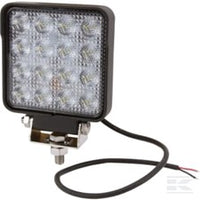 Work light LED, 25W, 3040lm, square, 10/30V, 108x48x108mm, Flood, 16 LED's