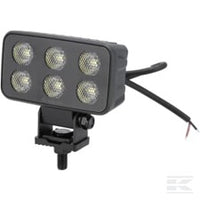 Work light LED, 60W, 4630lm, rectangular, 12/24V, white, 115x65x47mm Deutsch plug, Flood, 12LED's
