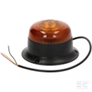 Beacon LED, low profile, 15W, 12-24V, amber, bolt on, Ø 86mm x67mm