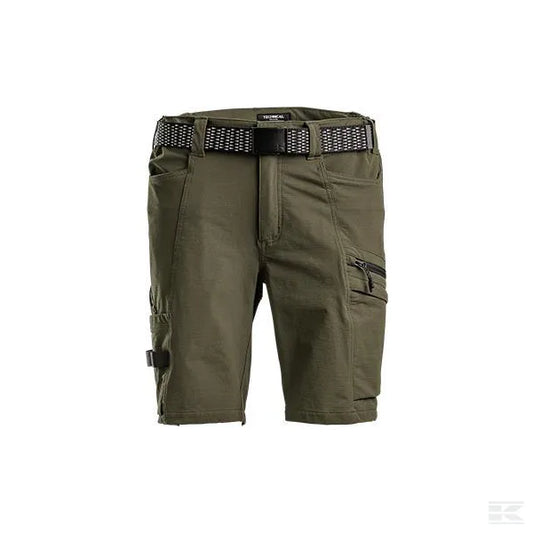 Unisex 4 Way Stretch Shorts - Olive