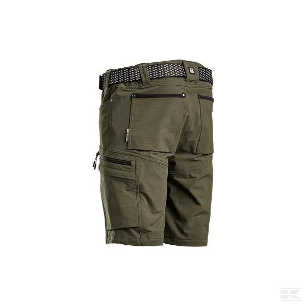 Unisex 4 Way Stretch Shorts - Olive