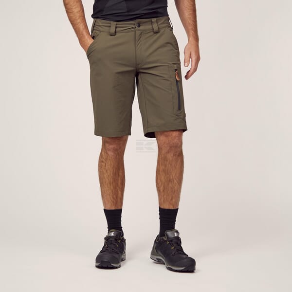Mens Active Shorts - Olive